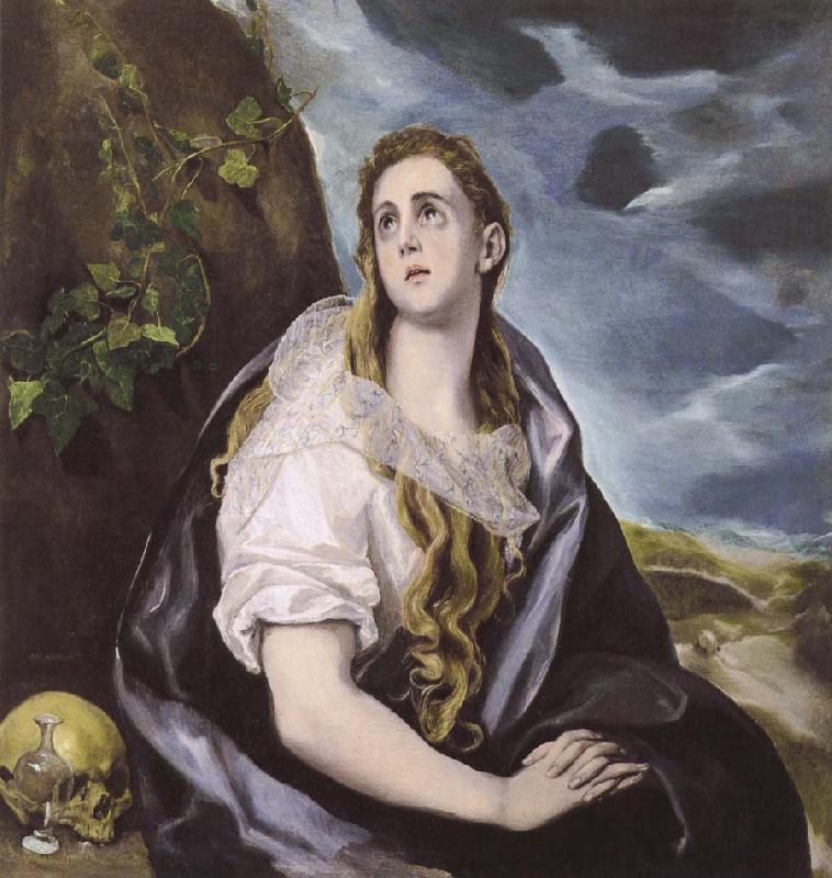 El Greco Mary Magdalen in Penitence oil painting image
